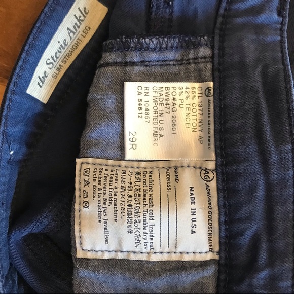 AG Adriano Goldschmied Stevie Ankle Straight Leg - Picture 5 of 8